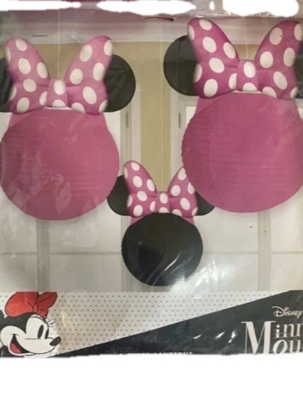 Minnie Mouse Girls 24pcs Puzzles, Jump Rope, Lanterns, Wall Decal & Door Poster